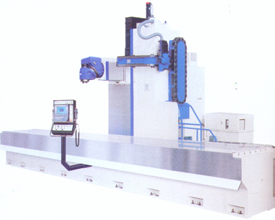 Fresadora de mesa apoiada com CNC de grandes dimensões